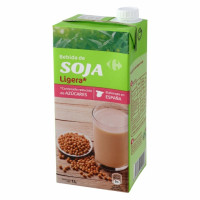 Bebida de soja ligera CARREFOUR Sensation sin gluten brik 1 l.