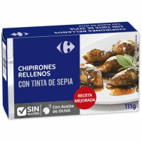 Calamares rellenos en su tinta CARREFOUR sin gluten 72 g.