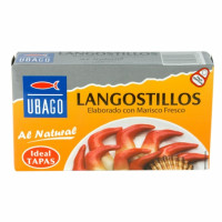 Langostillos al natural Ubago 45 g.