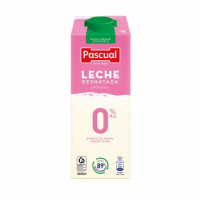 Leche desnatada 0% MG PASCUAL brik 1 l.