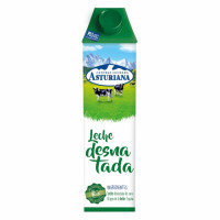 Leche desnatada CENTRAL LECHERA ASTURIANA brik 1 l.