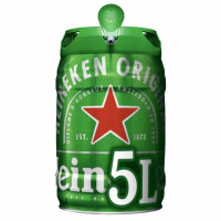 Cerveza Heineken Lager barril 5 l.