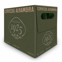 Cerveza Alhambra Reserva 1925 pack de 12 botellas de 33 cl.