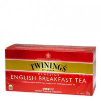 Té English Breakfast en bolsitas TWININGS 25 ud.