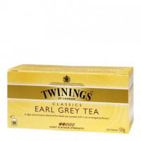 Té negro en bolsitas Earl Grey Tea TWININGS 25 ud.