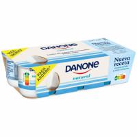 Yogur natural DANONE pack de 8 unidades de 120 g.