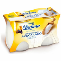 Yogur azucarado natural Nestlé La Lechera pack de 2 unidades de 125 g.