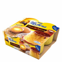Flan de huevo Nestlé La Lechera pack de 4 unidades de 100 g.
