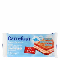 Queso en lonchas light Carrefour 300 g.
