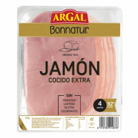 Jamón cocido Argal Bonnatur 125 g.