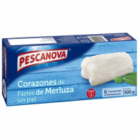 Pescanova Corazones de Filete de Merluza, 500g (Congelado) : :  Alimentación y bebidas