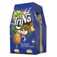 Refresco de piña colada TRINA pack 4x25 cl.