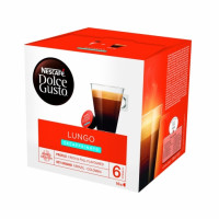 Café descafeinado lungo en cápsulas Nescafé Dolce Gusto 16 ud.