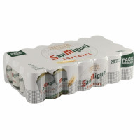 Cerveza San Miguel especial Lager pack de 28 latas de 33 cl.