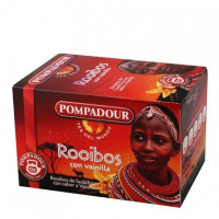 Rooibos con vainilla en bolsitas POMPADOUR 20 ud.