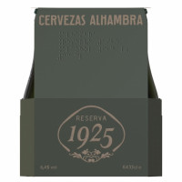 Cerveza Alhambra Reserva 1925 pack de 6 botellas de 33 cl.