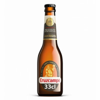 Cerveza tostada Cruzcampo Gran Reserva botella 33 cl.