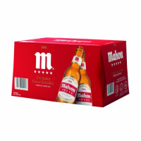 Cerveza Mahou 5 Estrellas especial pack de 24 botellas de 25 cl.