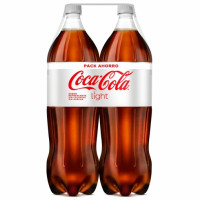 Coca Cola light pack 2 botellas 2 l.