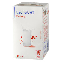 Leche entera CARREFOUR 1 l.