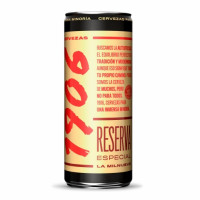 Cerveza 1906 reserva especial lata 33 cl.