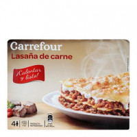Carrefour Lasaña con Carne 1 kg.