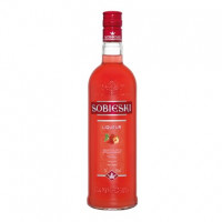 Licor de vodka Sobieski sabor fresa 70 cl.