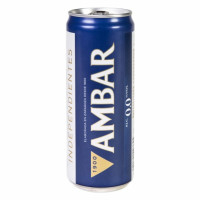 Cerveza Ambar triple zero lata 33 cl.