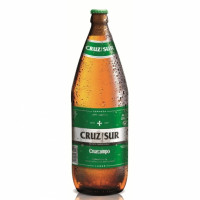 Cerveza Cruz del Sur lager botella 1 l.