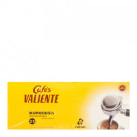 Café natural monodosis VALIENTE 25 ud.