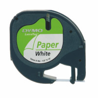 Cinta Paper 12X4P/Dymo Letratag Blanco
