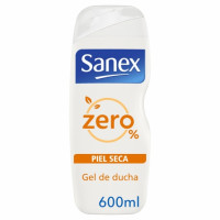 Gel de ducha Zero% para piel seca SANEX 600 ml.