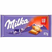 Chocolate con galleta Lu MILKA 87 g.