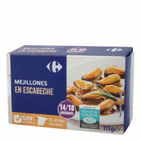 Mejillón en escabeche 13/18 Classic Carrefour 69 g.