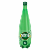 Agua mineral con gas Perrier 1 l.
