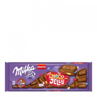 Tableta chocolate con leche Choco Jelly MILKA 250 g.