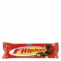 Galletas bañadas con chocolate negro FILIPINOS Artiach 128 g.