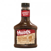Salsa barbacoa con miel y mostaza Hunt´s botella 510 g.