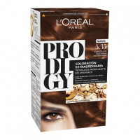 Tinte coloración extraordinaria nº 5.35 Chocolate Castaño Cobrizo L´Oréal PRODIGY 1 ud.