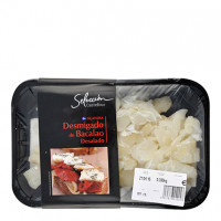 Bacalao desmigado desalado CARREFOUR SELECCIÓN Bandeja de 300 g.