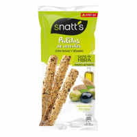 Palitos de pan con olivas y sésamo Snatt's Grefusa 60 g.