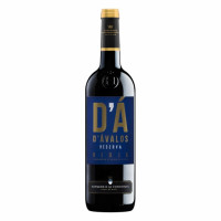 Vino D.O. Rioja tinto reserva D´avalos Marqués de la Concordia etiqueta negra Berberana 75 cl.