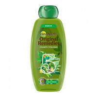 Champú vitalidad 5 plantas -Té verde, Limón, Eucalipto, Ortiga y Verbena- ORIGINAL REMEDIES 400 ml.