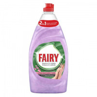 Lavavajillas a mano aroma rosa y satén FAIRY 820 ml.