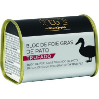 CLUB DEL GOURMET bloc de foie gras de pato trufado lata 130 g