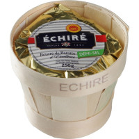 ECHIRE mantequilla media sal de Francia cesta 250 g