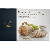 CLUB DEL GOURMET capón relleno y asado con foie y trufa envase 2,8 kg