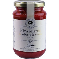 PRADA A TOPE pimientos picantes IGP Pimiento Asado del Bierzo frasco 320 g