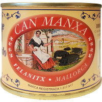 CAN MANXA paté de hígado de cerdo cordón negro lata 200 g