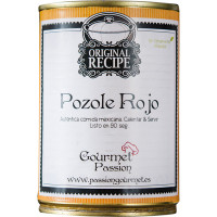 GOURMET PASSION Pozole rojo autentica comida mexicana lata 400 g